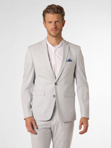 Finshley & Harding Slim fit Colbert 'Oakland' in Beige: voorkant