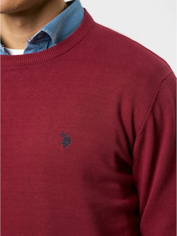 U.S. POLO ASSN. Pullover 'Adair' in Rot