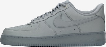 Baskets basses 'Air Force 1 '07' Nike Sportswear en gris : devant