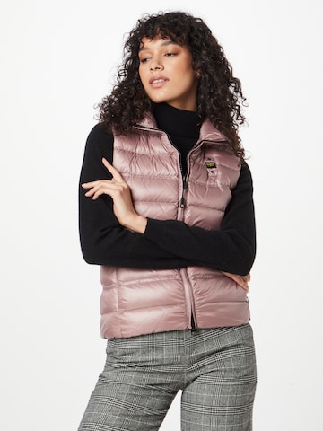 Gilet Blauer.USA en rose : devant