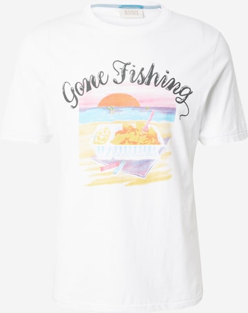 SCOTCH & SODA - Camiseta en blanco: frente