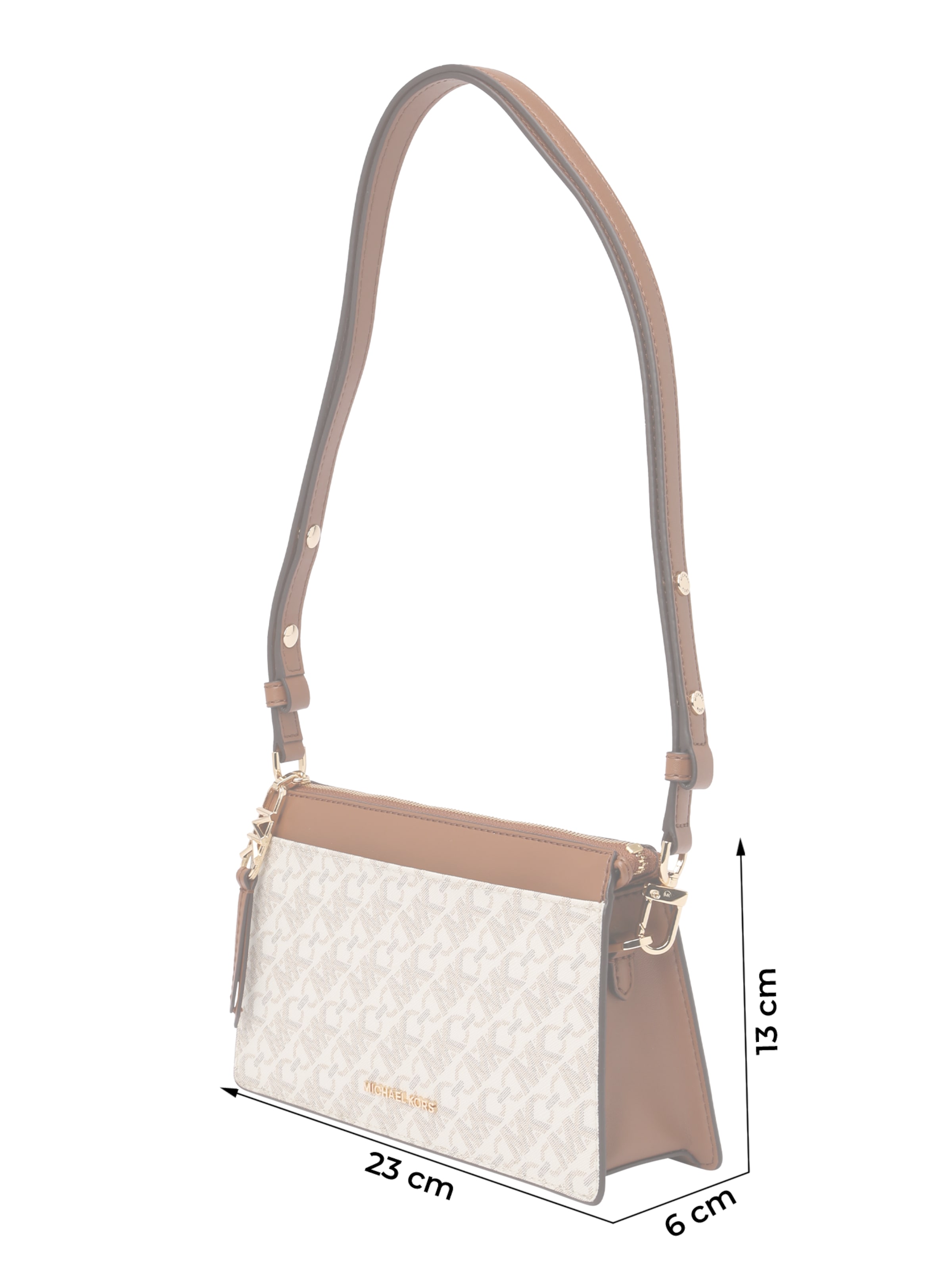 bēšs MICHAEL Michael Kors Pleca soma