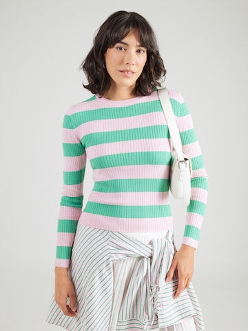 JDY Pulóver 'JDYPLUM' - zöld: elől