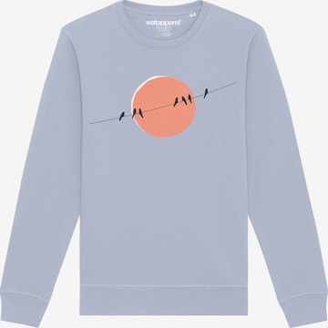 Sweat-shirt 'Countryside 01' Watapparel en bleu : devant
