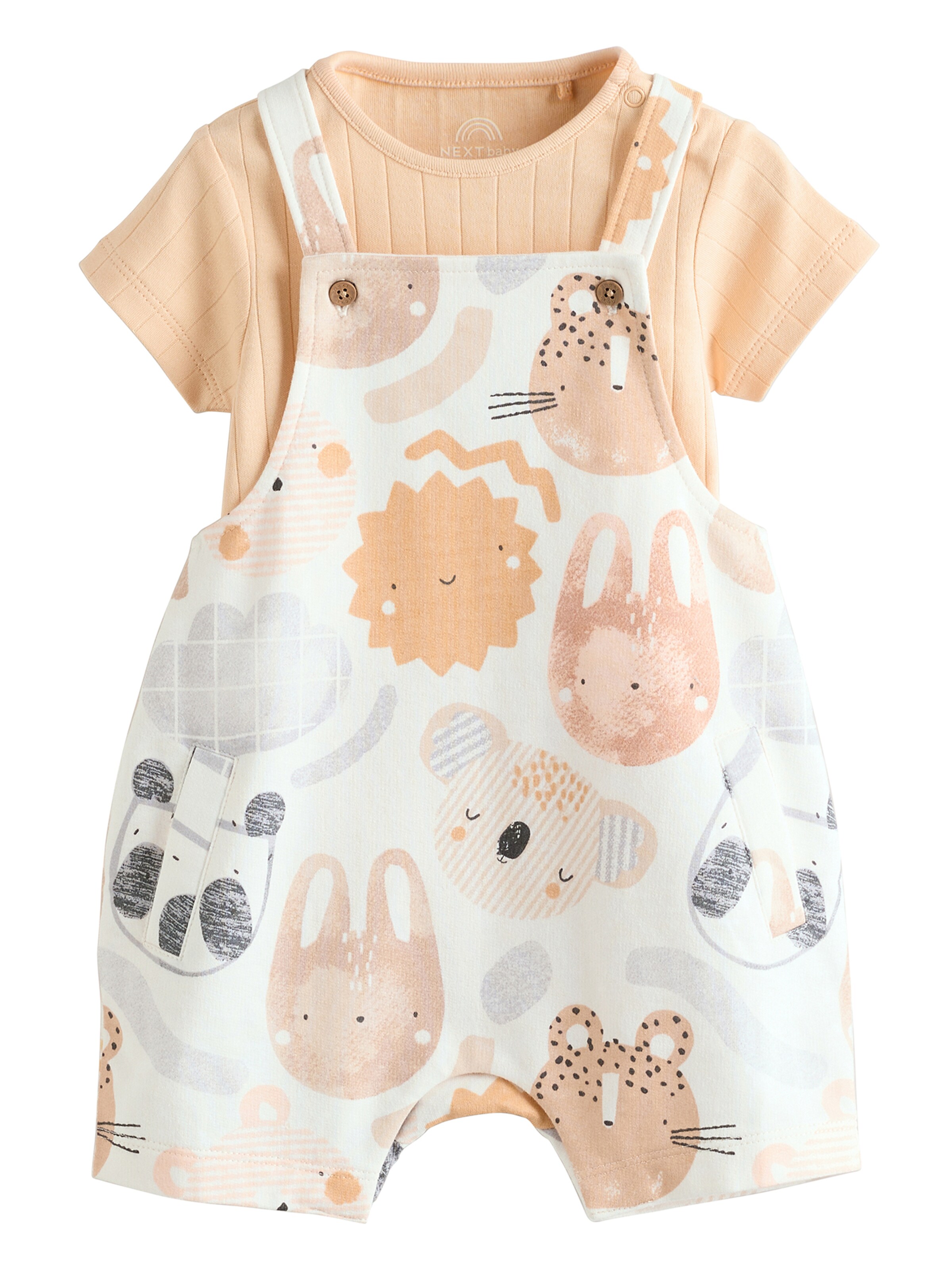 Next Komplet | bež barva: sprednja stran