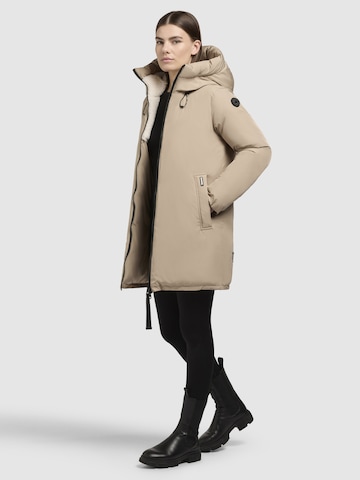 khujo Winter Coat ' GLORIA ' in Beige