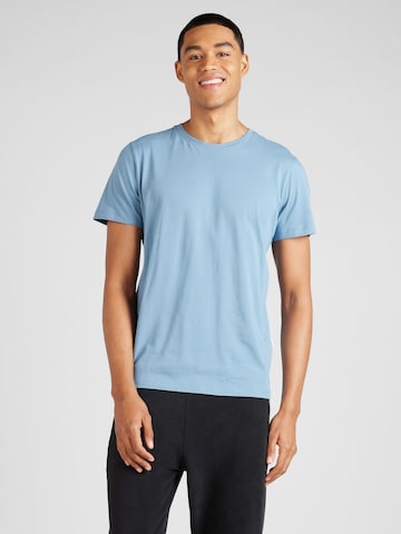 T-Shirt 'Aspen' SELECTED HOMME en bleu : devant
