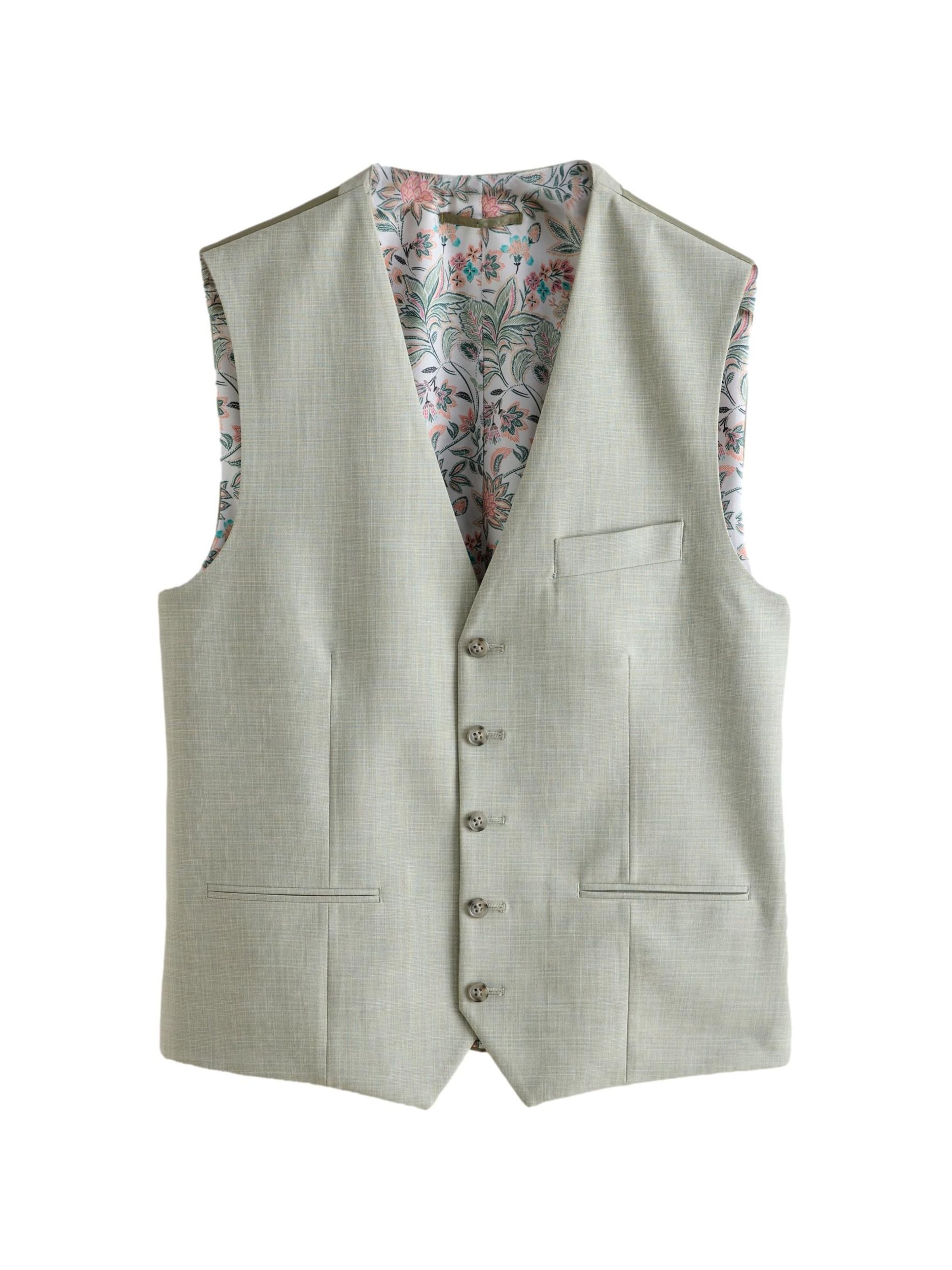 Gilet de costume Next en vert : devant