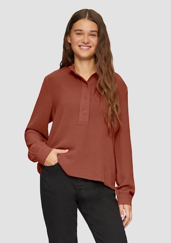 QS Bluse in Rot: Vorderseite