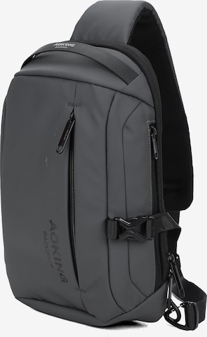 Aoking Crossbody bag in Grey: front