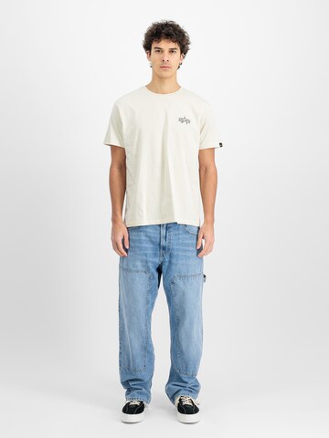 ALPHA INDUSTRIES Shirt in White