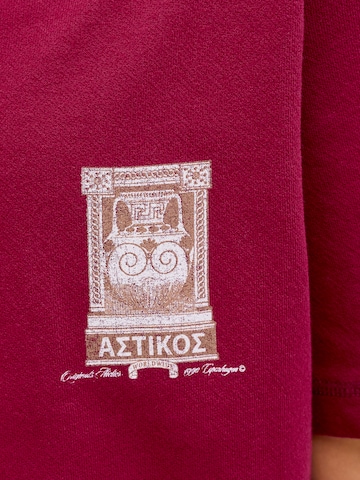 T-Shirt 'JORARGOS' Jack & Jones Junior en rouge