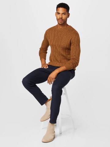 TOM TAILOR Pullover in Braun