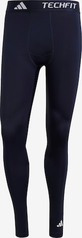 ADIDAS PERFORMANCE Skinny Sportovní kalhoty – černá: přední strana