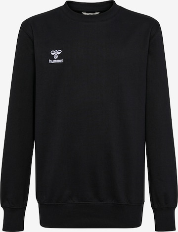 Hummel Sports sweatshirt in Black: front