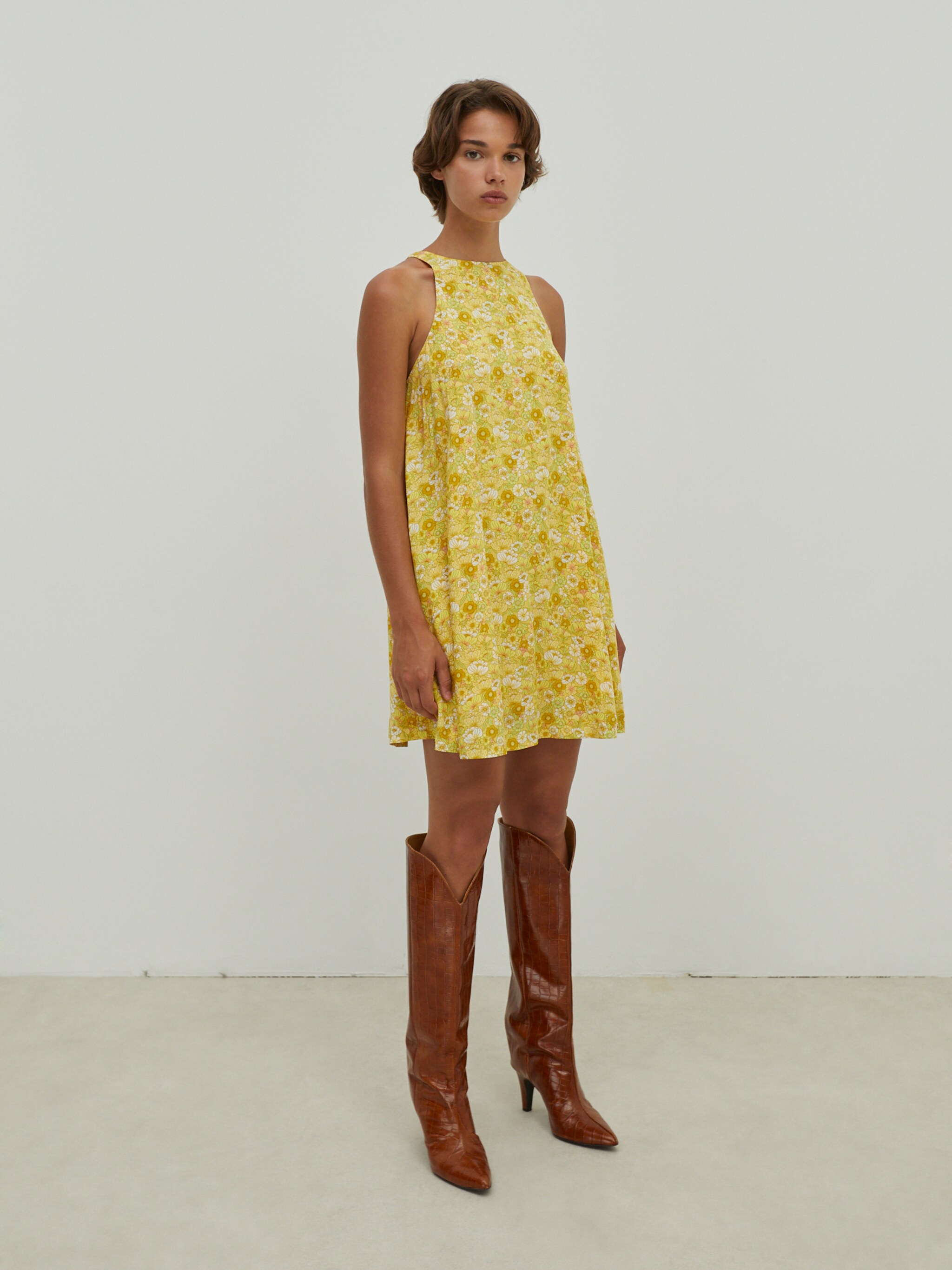 EDITED Producten Jurk 'Jillian' Geel