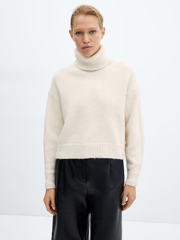 MANGO Pullover 'Amanda' i beige: forside