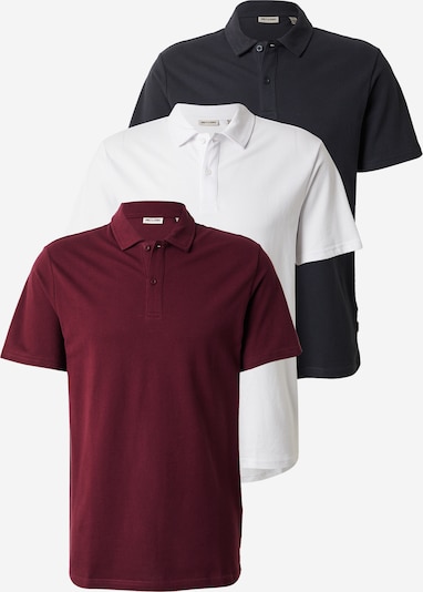 Only & Sons Majica 'ONSGORDON' u mornarsko plava / burgund / bijela, Pregled proizvoda