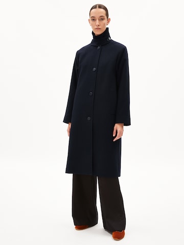 ARMEDANGELS Between-Seasons Coat 'VAANOISE' in Blue: front