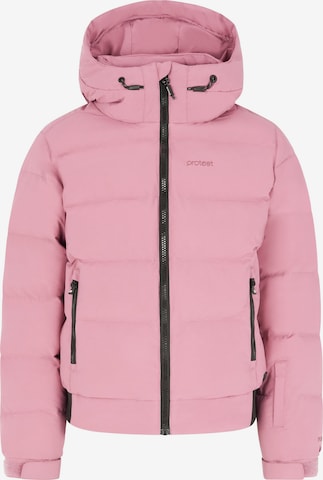 PROTEST Sportjacke 'PRTELINY JR' in Pink: Vorderseite