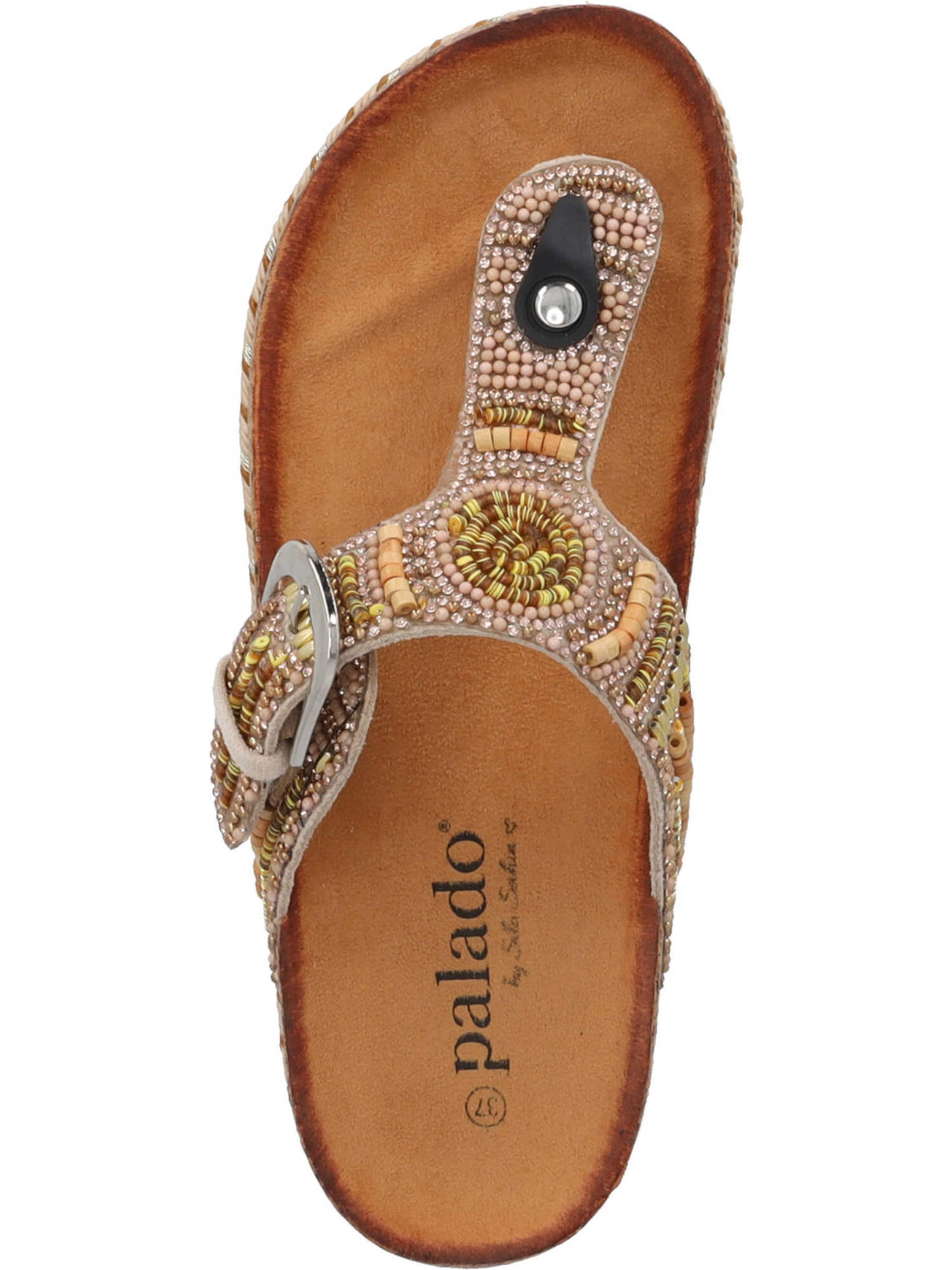 Palado by Sila Sahin Босоножки через палец 'Ikoh ' в Бежевый