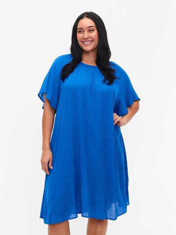 Zizzi - Vestido de verano 'ROSE' en azul: frente