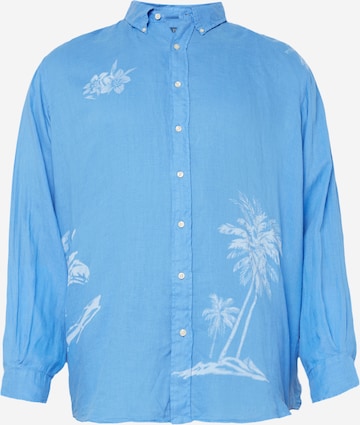 Polo Ralph Lauren Big & Tall Pohodlné nošení Košile – modrá: přední strana