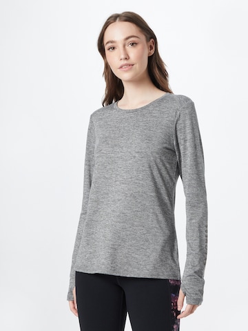 T-shirt fonctionnel SKECHERS en gris : devant