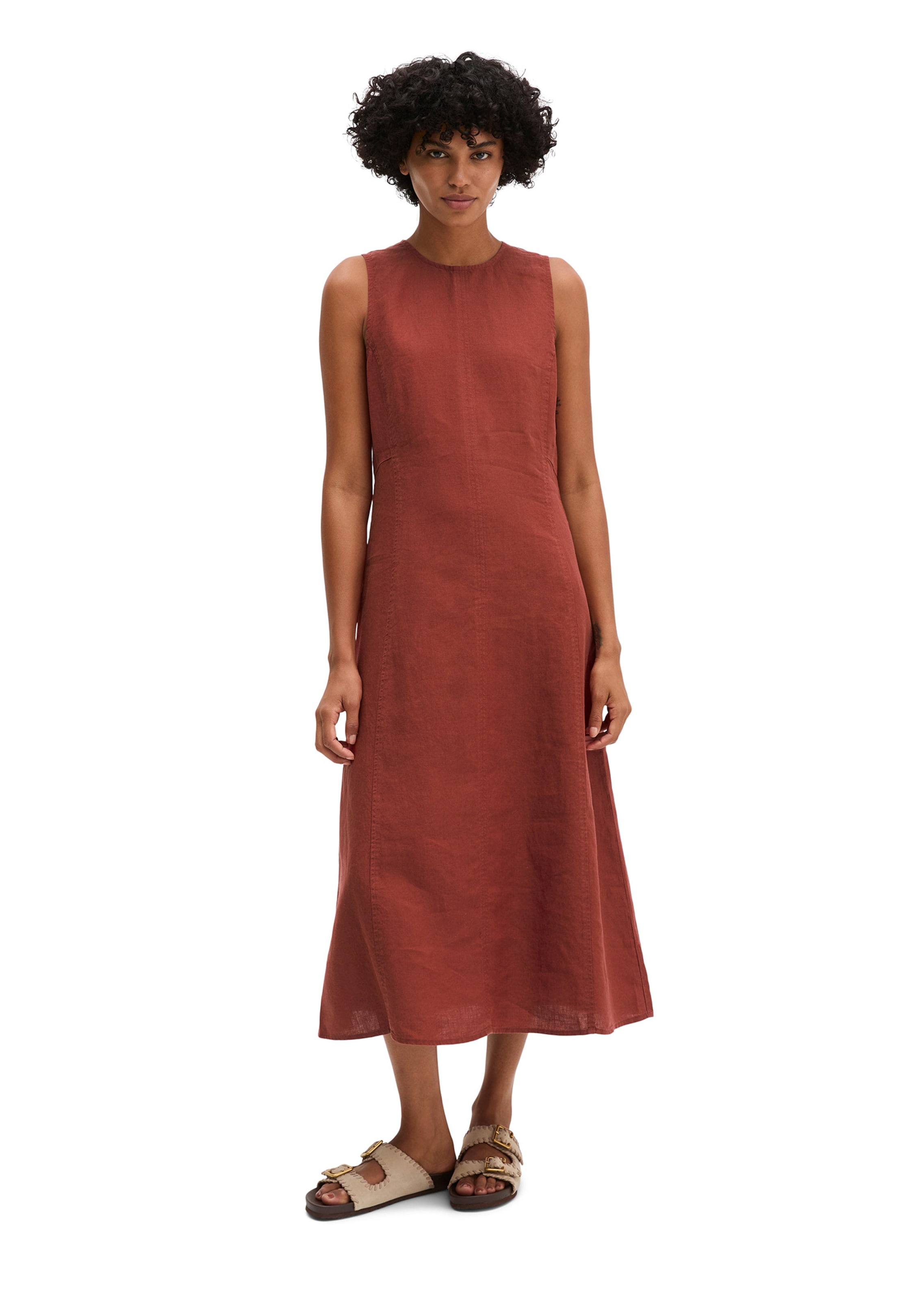 Marc O'Polo Kleid in Braun: Vorderseite