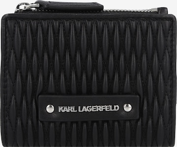 Karl Lagerfeld - Carteiras 'Kushion' em preto: frente