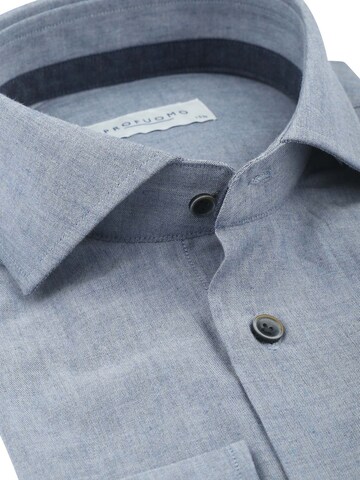 Profuomo Slim fit Button Up Shirt in Blue