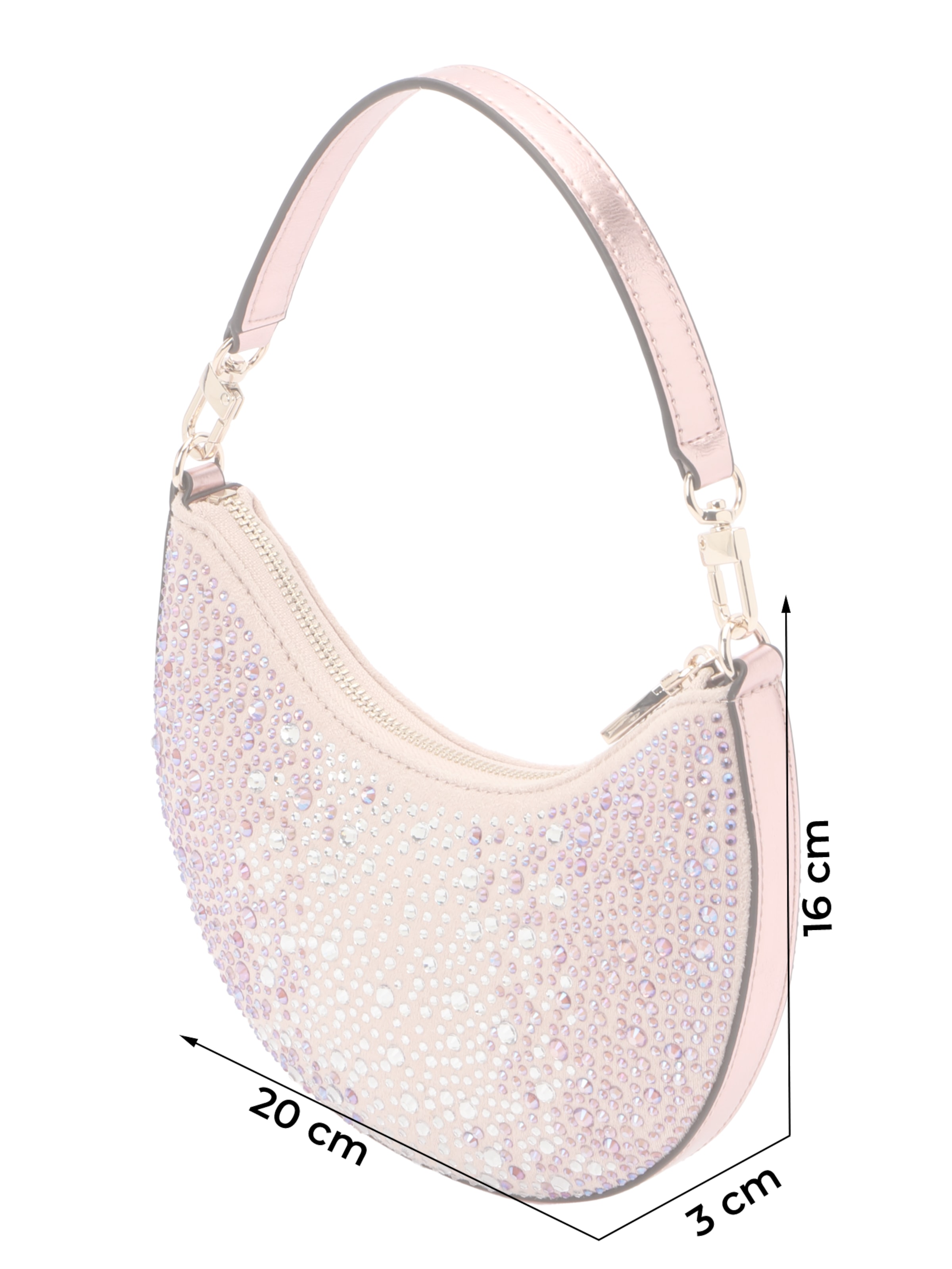 GUESS - Mala de ombro 'Tasmin' em rosa