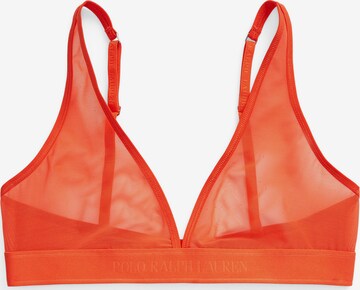 Polo Ralph Lauren Triangel BH ' UNLINED PLUNGE BRA ' in Oranje: voorkant