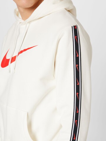 Nike Sportswear Μπλούζα φούτερ 'Repeat' σε λευκό