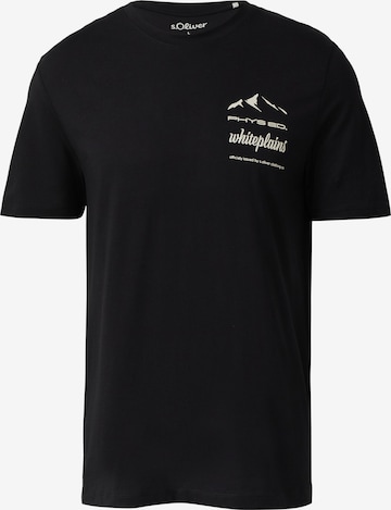 s.Oliver Tričko - Čierna: predná strana