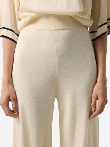 BOGNER Wide leg Pants ' Paula ' in Beige