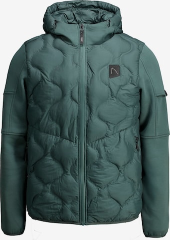 Veste outdoor 'Theos Hybrid' CHASIN' en vert : devant