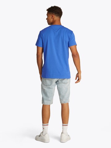Tommy Jeans Koszulka 'ESSENTIAL' w kolorze niebieski