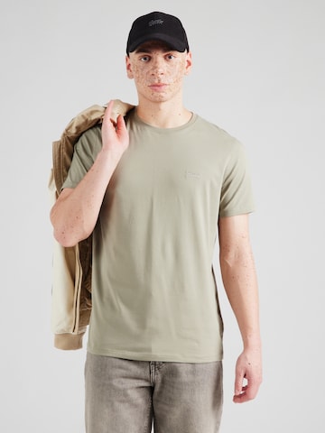 T-Shirt GUESS en vert : devant