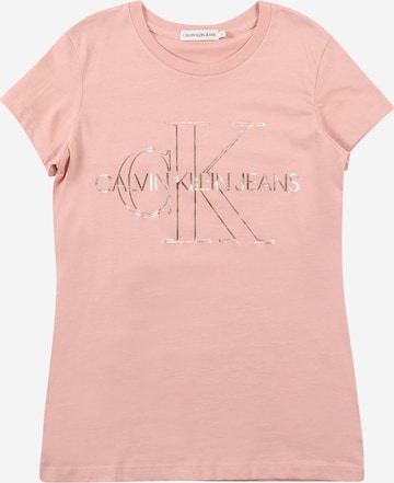 Calvin Klein Jeans T-Shirt in Pink: predná strana