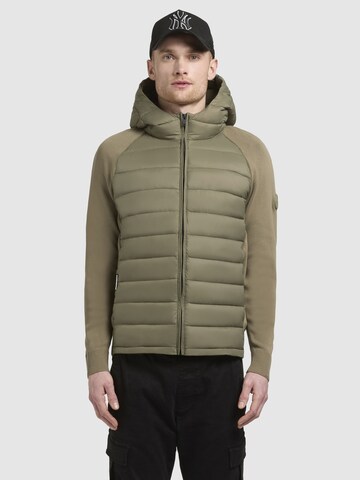 Veste mi-saison 'Nilon' khujo en vert : devant