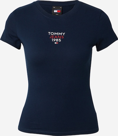 Tommy Jeans Μπλουζάκι 'ESSENTIAL' σε ναυτικό μπλε / κόκκινο φωτιάς / offwhite, Άποψη προϊόντος