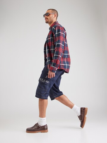 CAMP DAVID Regular Cargobroek in Blauw