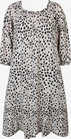 ze-ze Kleid 'Relly 027' in Beige: Vorderseite