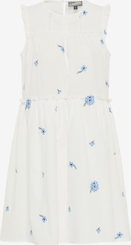 Robe d’été DreiMaster Vintage en blanc : devant