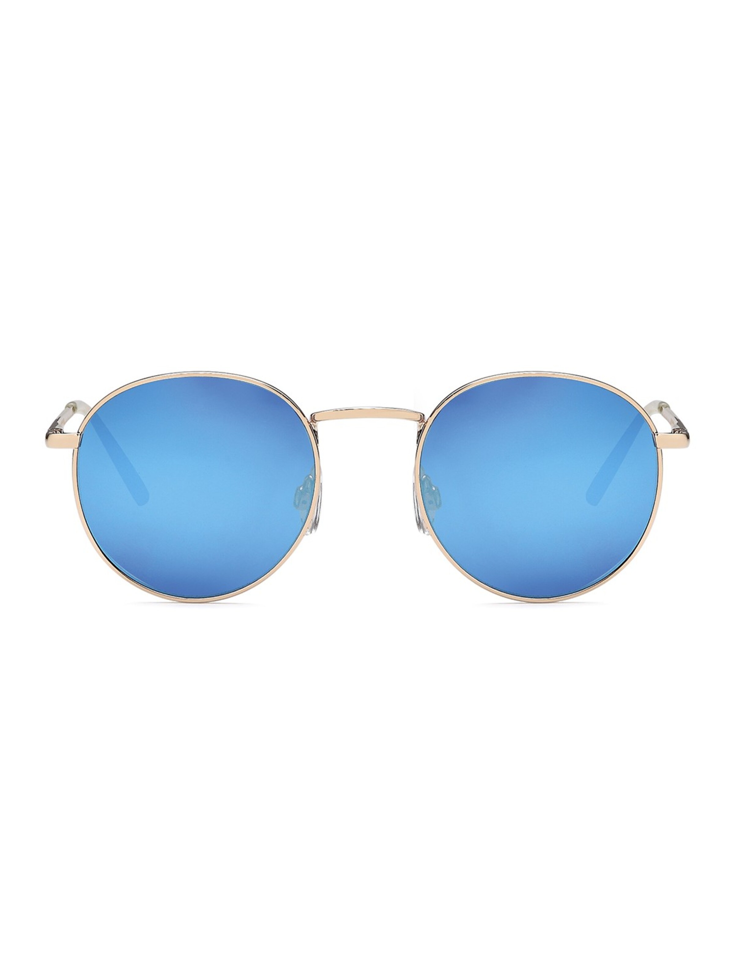 styleBREAKER Sonnenbrille 'Sonnenbrille Pantobrille rund'‌ in Blau