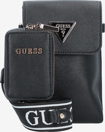 Protection pour smartphone 'LATONA' GUESS en noir : devant