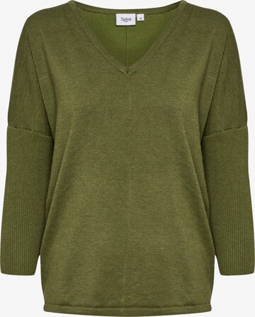 SAINT TROPEZ Sweater in Green: front