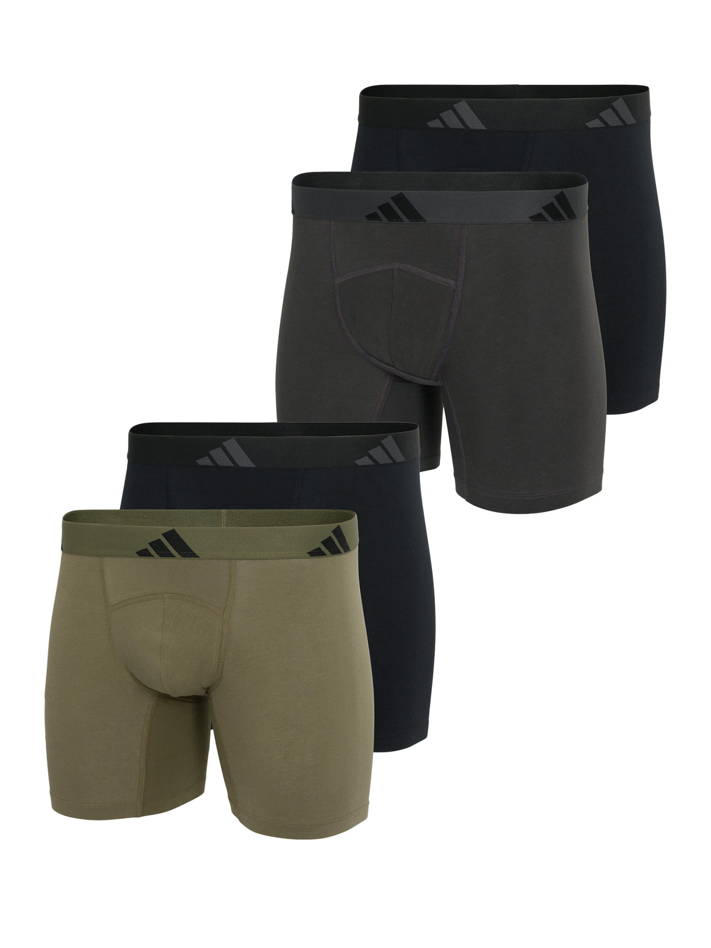 ADIDAS SPORTSWEAR Retro Boxer ' Active Flex Cotton Ergonomic ' in Braun: Vorderseite
