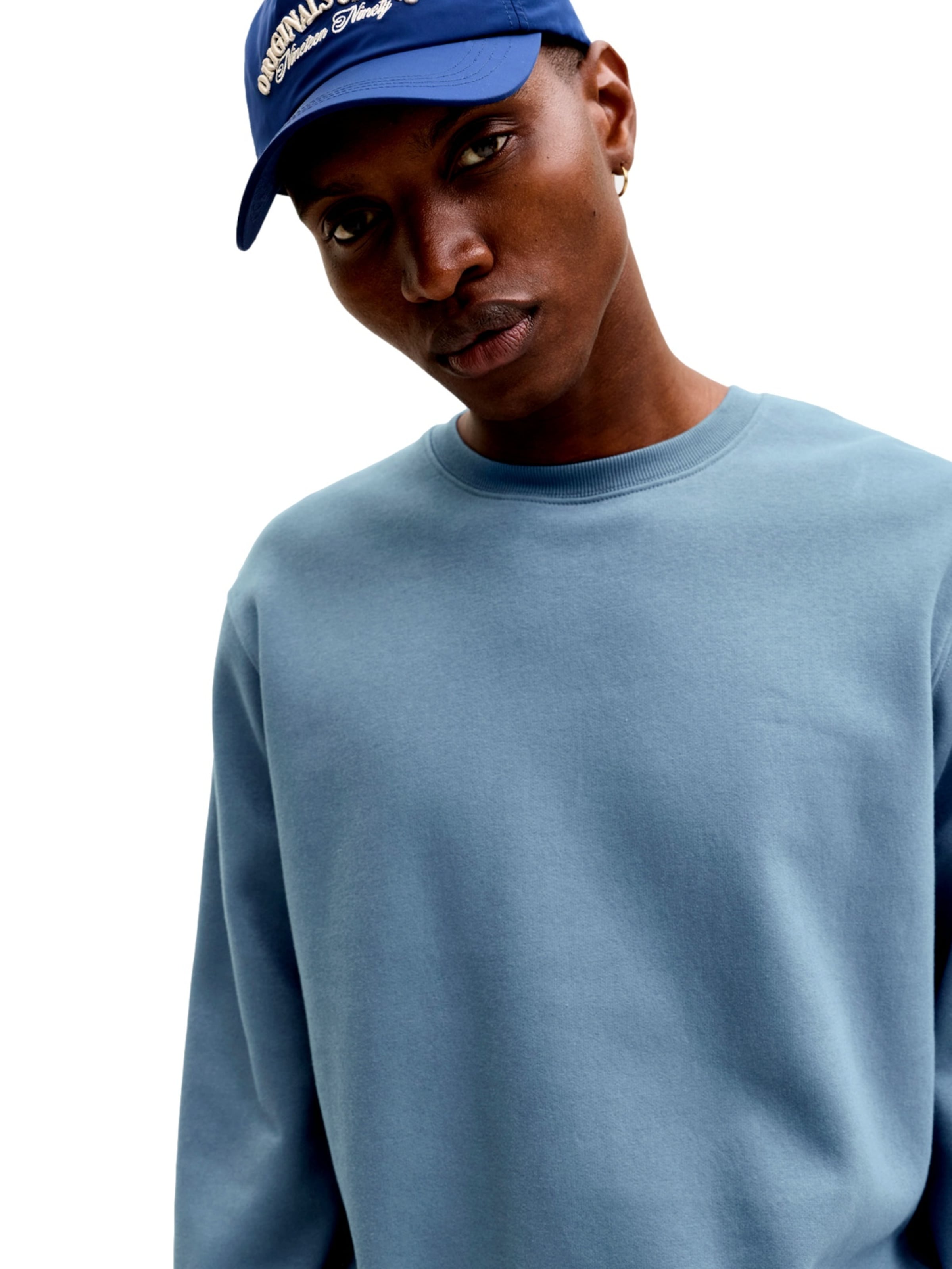 JACK & JONESSweater majica 'JJEStar' - plava boja